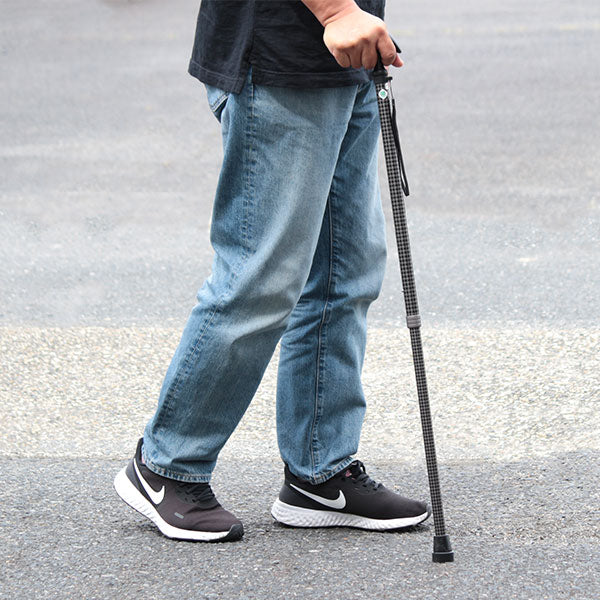 杖かるがもオム身長～185cmステッキ伸縮男性介護