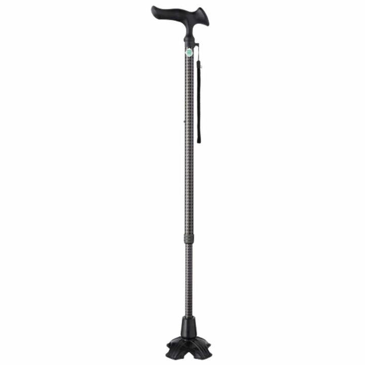 杖かるがもオム4点DX身長～191cm自立式ステッキ伸縮男性介護おしゃれ