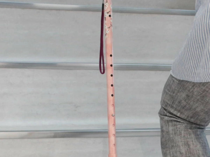 杖アクティブグレース伸縮軽量ステッキおしゃれ女性介護