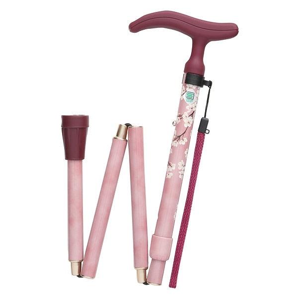 杖アクティブグレース折りたたみ軽量ステッキおしゃれ女性介護