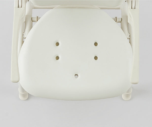 シャワーチェア幅38cm6段階調節折りたたみユニプラス肘掛け付き背もたれ介護