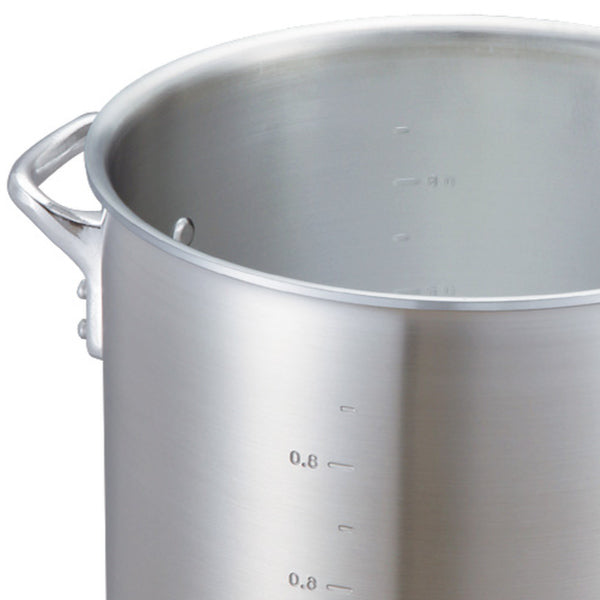 寸胴鍋 48cm 85L ガス火専用 キングポット 業務用 中尾アルミ 両手鍋