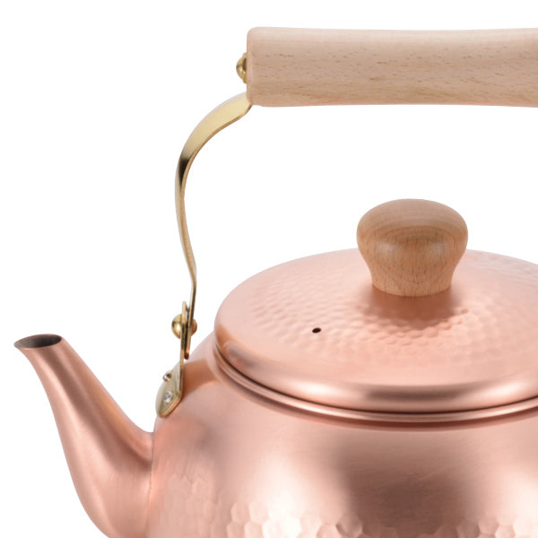 TAGUS】銅製やかん 木製ハンドル【ポルトガル製】 ヴィンテージ 銅製