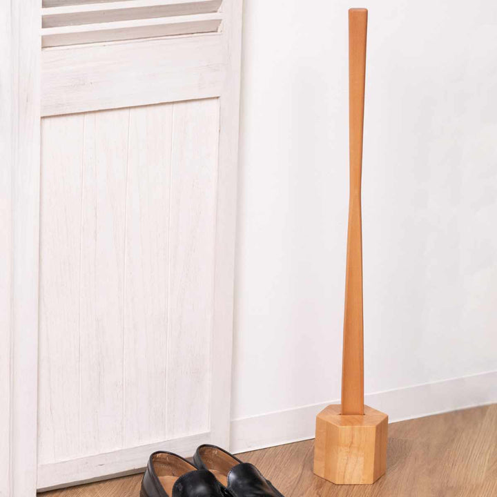 靴ベラかがまず履ける木製靴べら