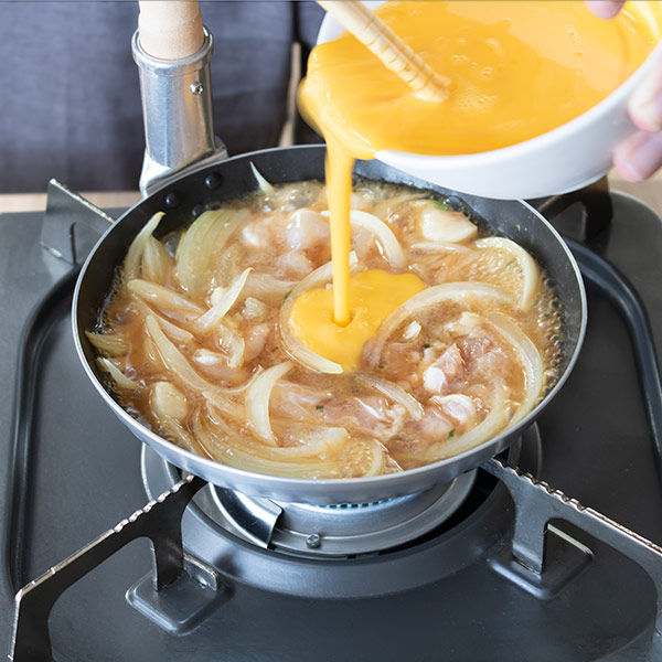 片手鍋親子鍋浅型小15cmフッ素樹脂加工業務用