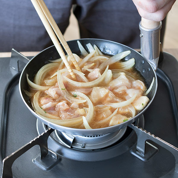 片手鍋親子鍋浅型小15cmフッ素樹脂加工業務用