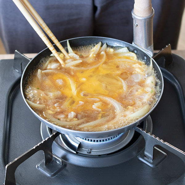 片手鍋親子鍋深型小15cmフッ素樹脂加工業務用