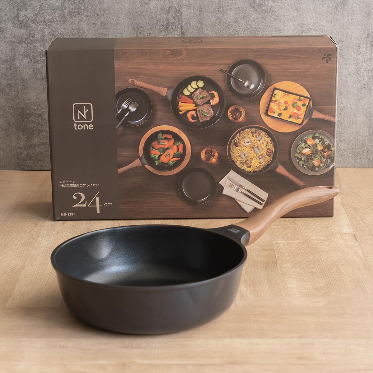 フライパン 24cm 深型 IH対応 両口 Nトーン エヌトーン – ハウジー