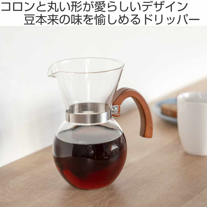 コーヒーメーカー250ml2杯用ロクサン63ガラス