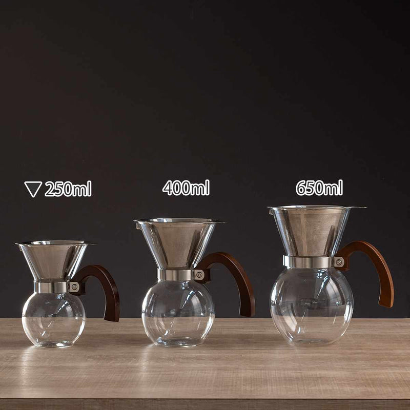 コーヒーメーカー250ml2杯用ロクサン63ガラス