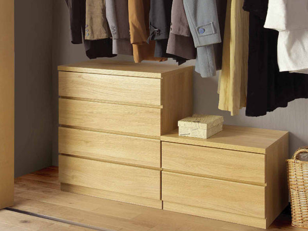 クローゼットチェスト5段日本製Fit奥行き44cm幅79cm