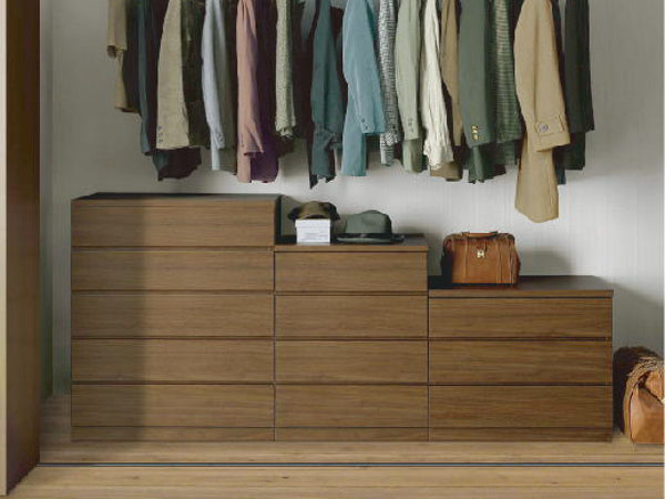 クローゼットチェスト5段日本製Fit奥行き44cm幅79cm