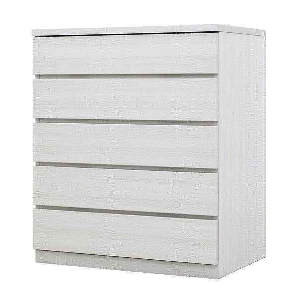 クローゼットチェスト5段日本製Fit奥行き55cm幅79cm