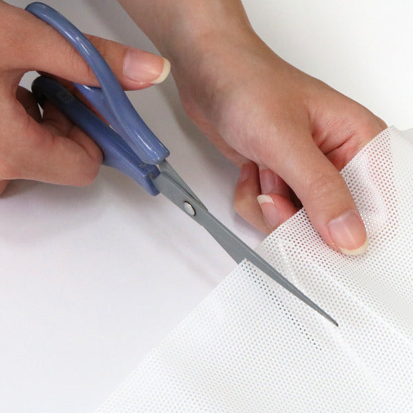 窓貼りシートメッシュタイプホワイト90cm×92cm丈複層・網入りガラス対応遮光目隠し