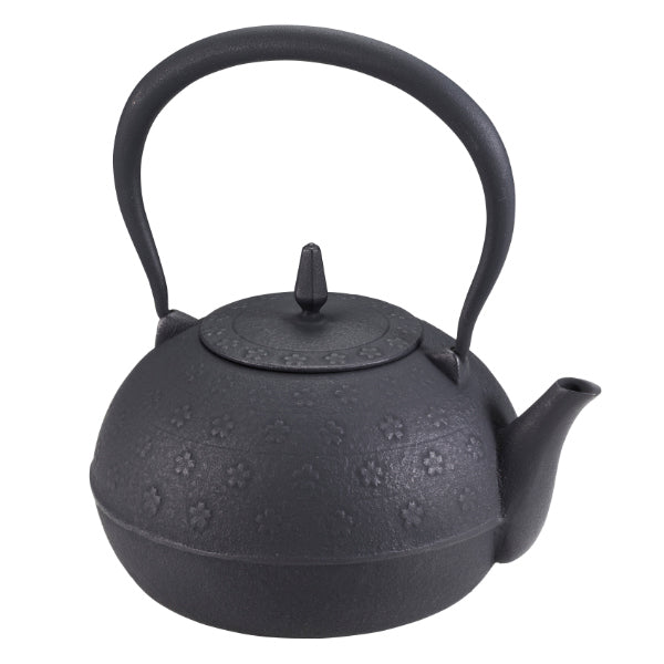 鉄瓶1.2LIH対応梔子さくら文様南部鉄器日本製