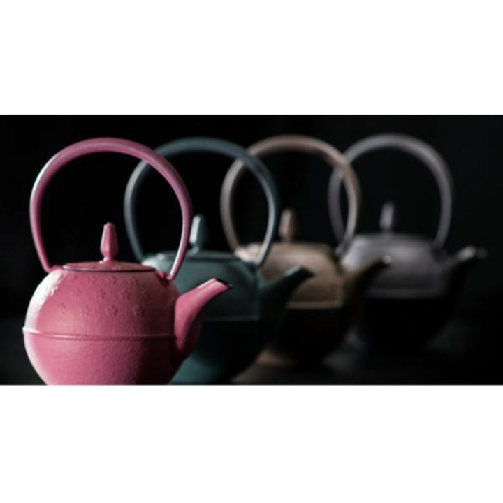 鉄瓶1.2LIH対応梔子さくら文様南部鉄器日本製