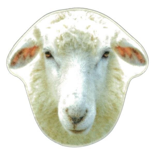 ハンドタオルリアルモチーフタオル羊ひつじハンカチ動物アニマルおもしろグッズ