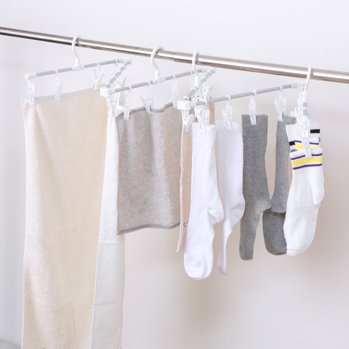 洗濯ハンガー24ピンチシーツが干せるアルミハンガー伸縮折り畳みスライドピンチハンガーアルミ