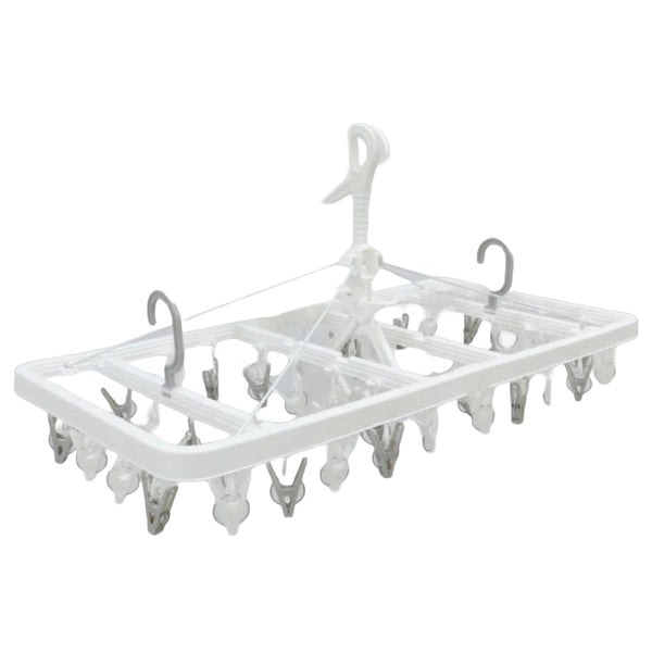 洗濯ハンガー42ピンチカモイにも干せる角ハンガー洗濯物干しピンチハンガー鴨居ハンガー