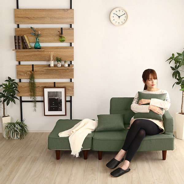 突っ張り幅80cmラダーラック木目調つっぱり収納スチールヴィンテージ調