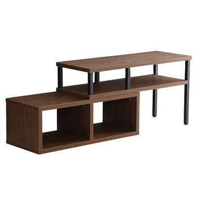 テレビ台 幅75～135cm 伸縮型 スリムタイプ ヴィンテージ調