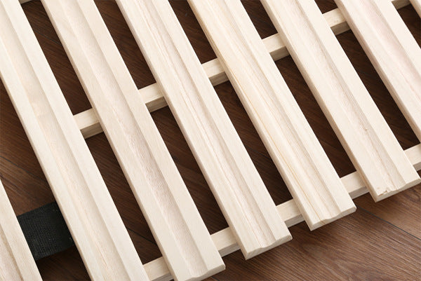 すのこベッドダブル2つ折り式桐桐すのこダブルサイズスノコベッド