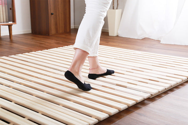 すのこベッドダブル2つ折り式桐桐すのこダブルサイズスノコベッド