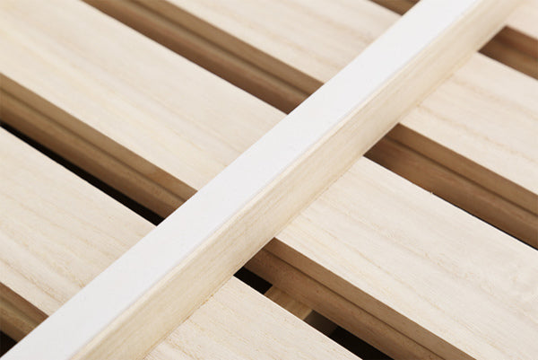 すのこベッドダブル2つ折り式桐桐すのこダブルサイズスノコベッド