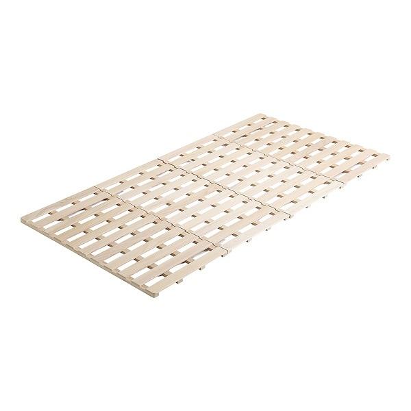 すのこベッドシングル4つ折り式桐桐すのこシングルサイズスノコベッド