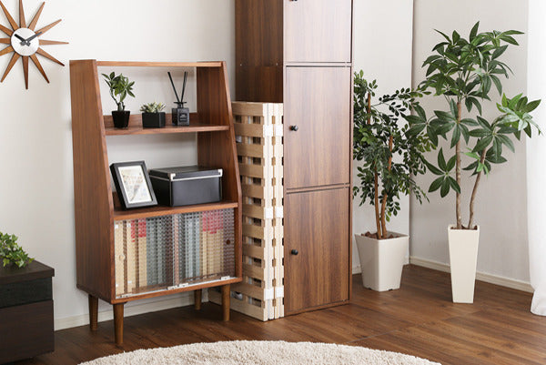 すのこベッドダブル4つ折り式桐桐すのこダブルサイズスノコベッド