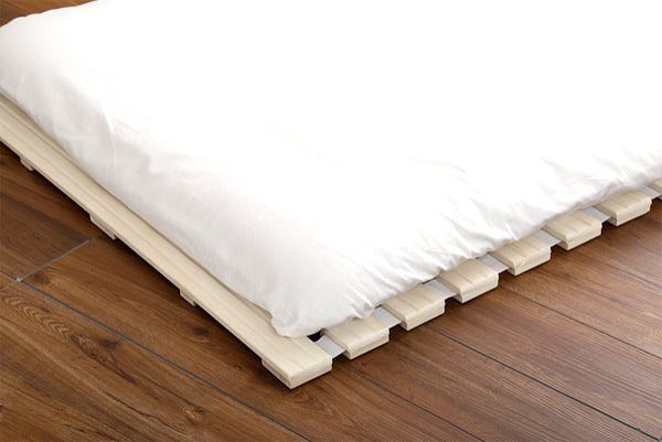 すのこベッドシングルロール式桐桐すのこシングルサイズスノコベッド