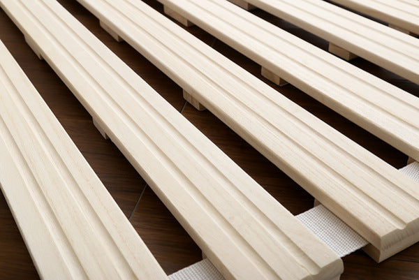 すのこベッドシングルロール式桐桐すのこシングルサイズスノコベッド