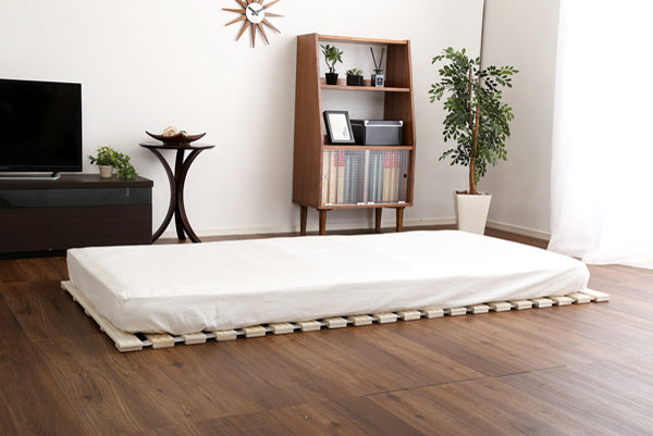 すのこベッドシングルロール式桐桐すのこシングルサイズスノコベッド