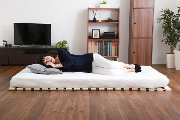 すのこベッドシングルロール式桐桐すのこシングルサイズスノコベッド