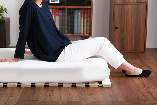 すのこベッドシングルロール式桐桐すのこシングルサイズスノコベッド