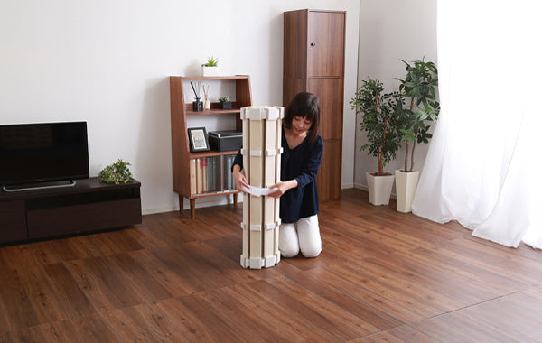 すのこベッドシングルロール式桐桐すのこシングルサイズスノコベッド