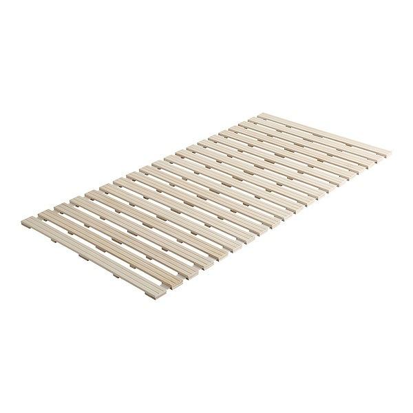 すのこベッドシングルロール式桐桐すのこシングルサイズスノコベッド