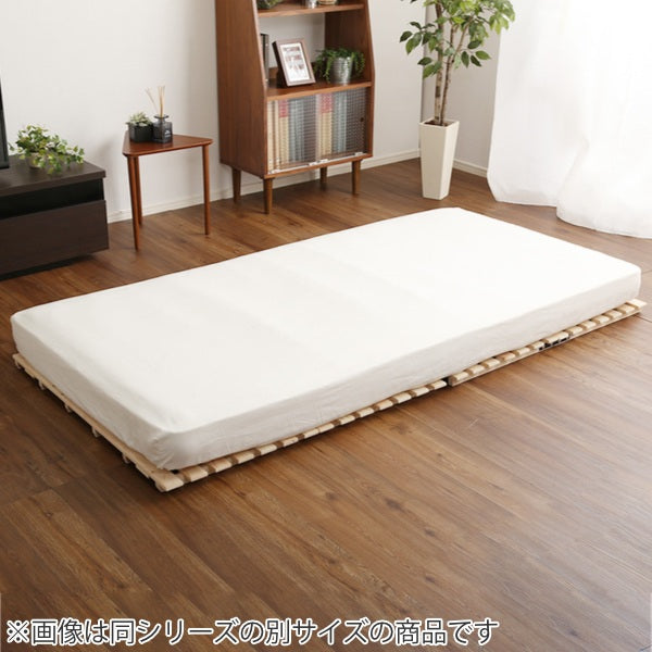 すのこベッドダブル2つ折り檜木製天然木ひのきすのこベッド折りたたみ収納