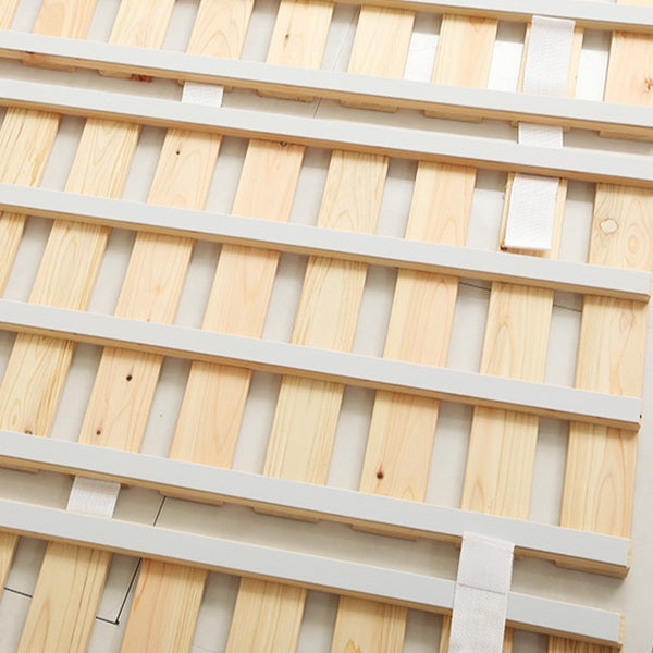 すのこベッドシングル4つ折り檜木製天然木ひのきすのこベッド折りたたみ収納