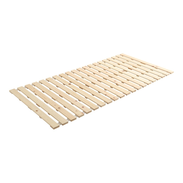 すのこベッドシングルロール式檜木製天然木ひのきすのこベッド収納