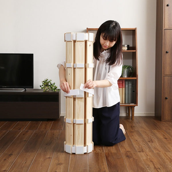 すのこベッドシングルロール式檜木製天然木ひのきすのこベッド収納