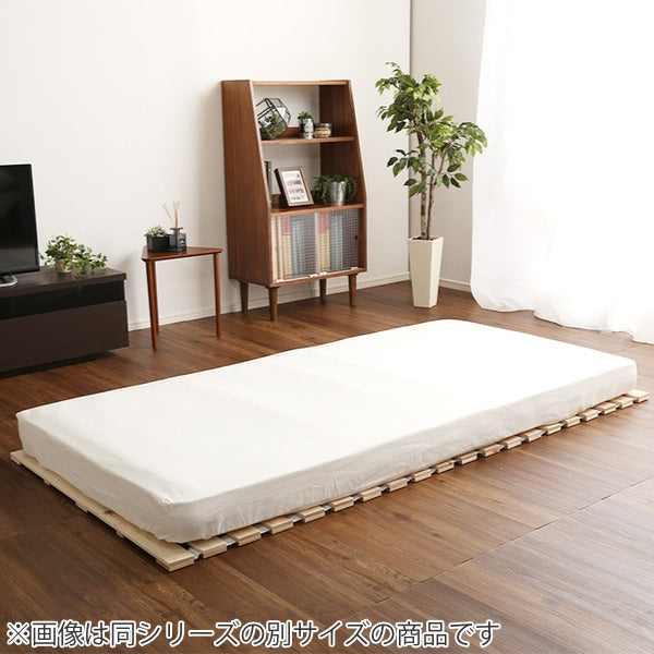 すのこベッドダブルロール式檜木製天然木ひのきすのこベッド収納