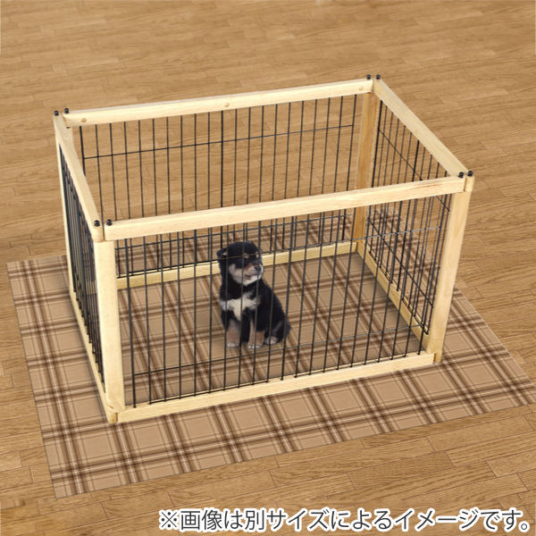 マットペット用45cmx60cmチェック防滑・消臭・防水マット