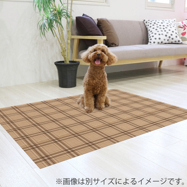 マットペット用45cmx60cmチェック防滑・消臭・防水マット