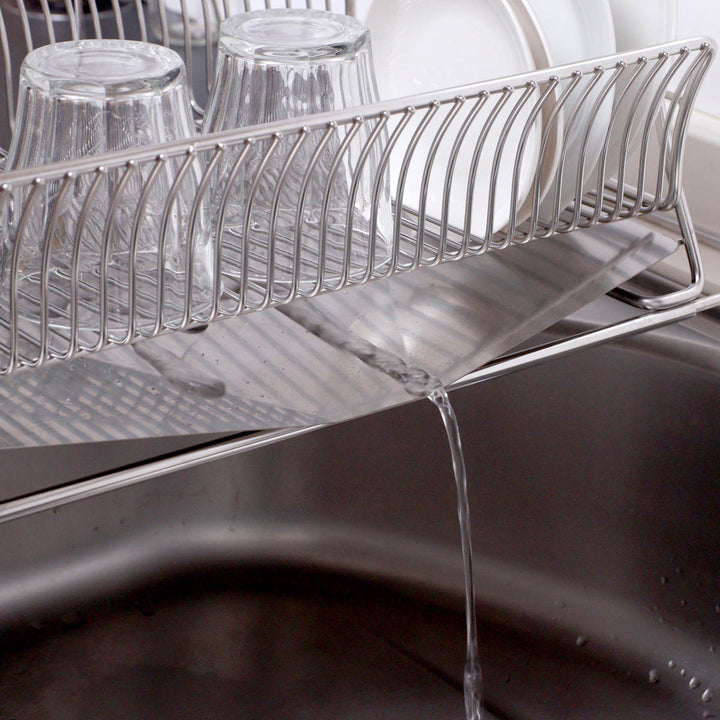 水切りかご18-8ステンレス製水切りラック2段サスティナ