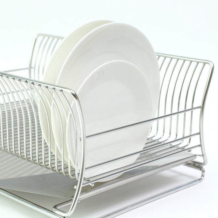 水切りかご18-8ステンレス製水切りラック2段サスティナ