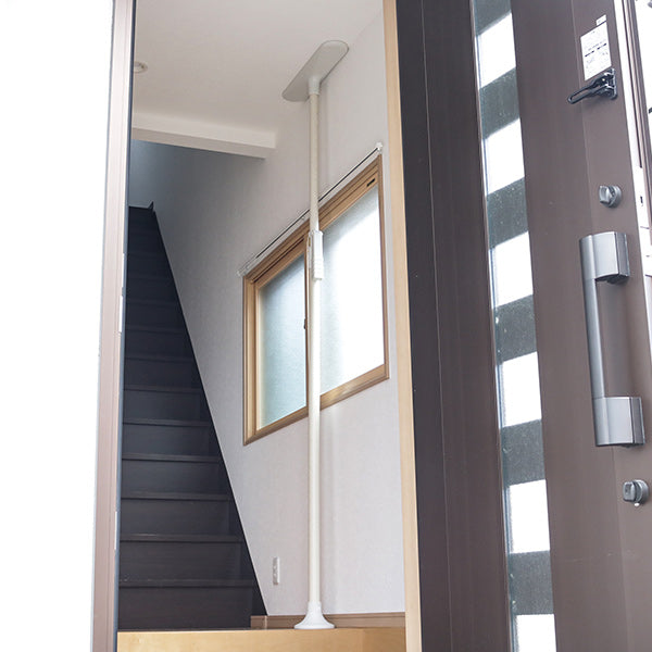 手すりつかまりポール長円形介護用品突っ張り工事不要