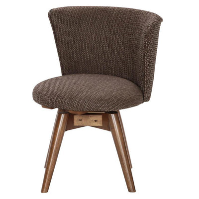 ダイニングチェア 座面高40cm 回転 クラム ファブリック