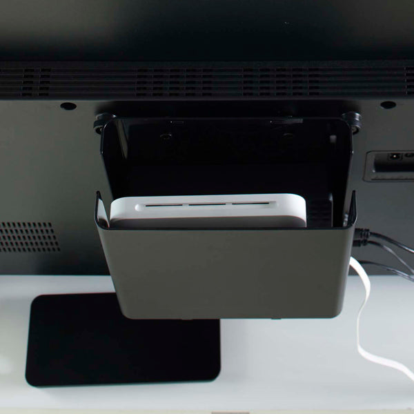 ルーター収納山崎実業smart重ねられるスリム蓋付きルーター収納ケーススマート