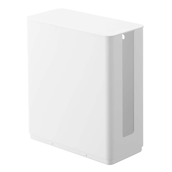 ルーター収納山崎実業smart重ねられるスリム蓋付きルーター収納ケーススマート